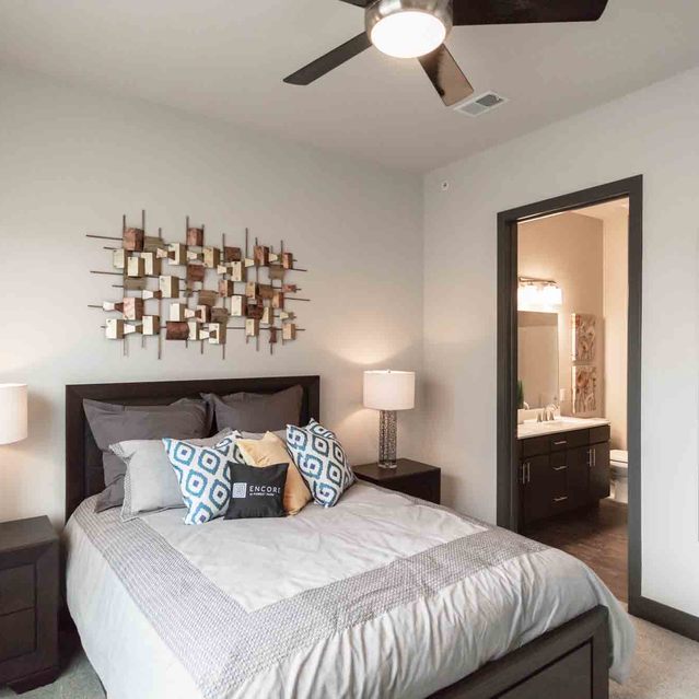 Encore at Forest Park - Modern Bedroom With Stylish Decor