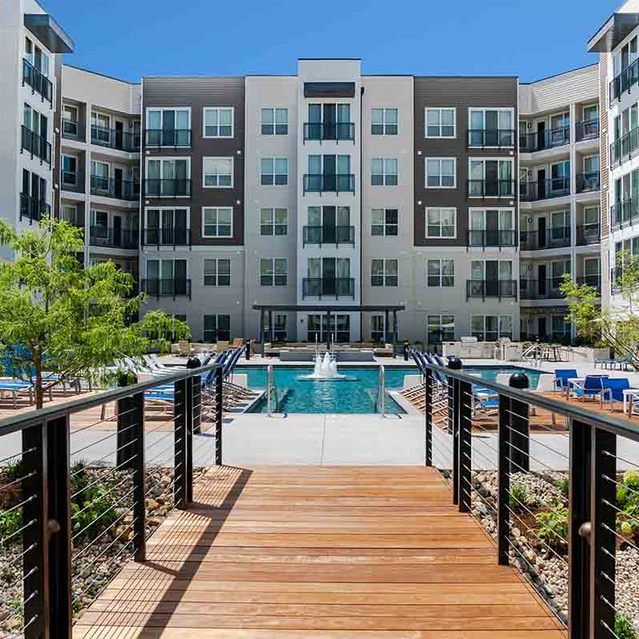 Encore at Forest Park - Wooden Walkway and a Swimming Pool